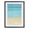 Stupell Industries Abstract Beach Coastal Color Block Framed Print Under Glass, design by Martina Pavlova